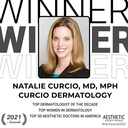 Natalie Curcio Wins Top Dermatologist